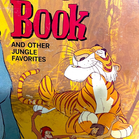 WALT DISNEY PRESENTS SONGS FROM THE JUNGLE BOOK DISNEYLAND VINYL RECORD 1967 - Picture 4 of 16